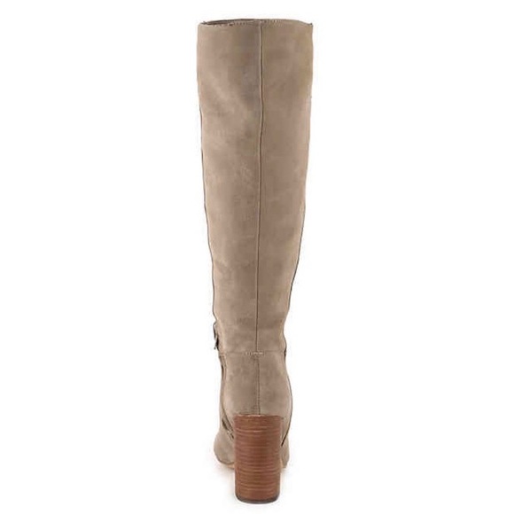 NWOB Steve Madden Tan Suede Fiela Knee High Boots - Picture 4 of 10